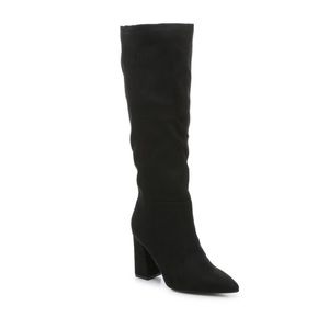 Madden Girl Firefly Knee High Boot Black Size 9